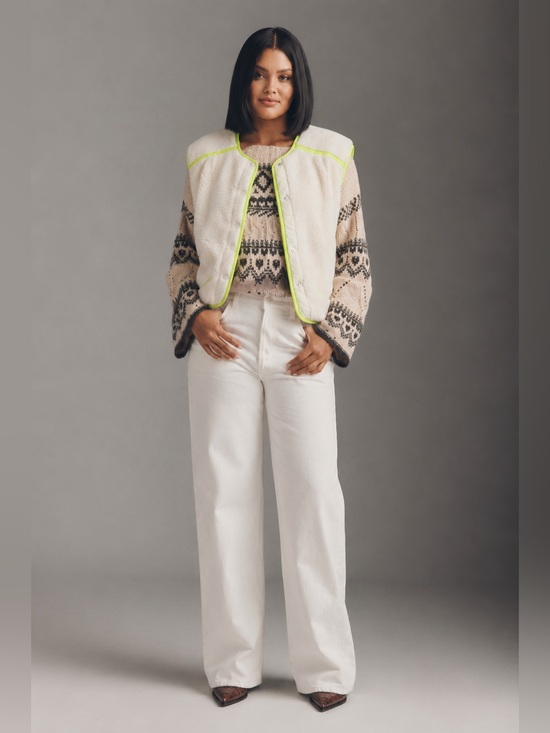 Free People Jackets & Blazers - NWT FREE PEOPLE Movement  Mountain High Vest in Ivory Sz XL